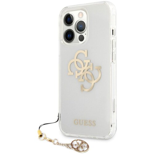 Guess Phone Case 4G Electroplated Logo Charm Chain za Iphone 13 Slike