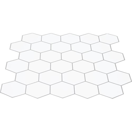  Heksagonska pločica 20 pcs Bijela siva 30 x 30 cm Slike