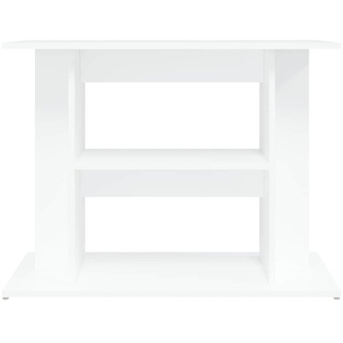  Stalak za akvarij bijeli 80 x 35 x 60 cm od konstruiranog drva Slike