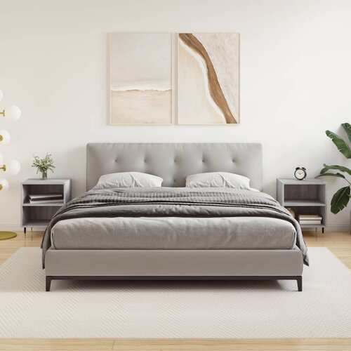 VidaXL Noćni ormarići 2 kom boja hrasta 40x30x50 cm konstruirano drvo Slike