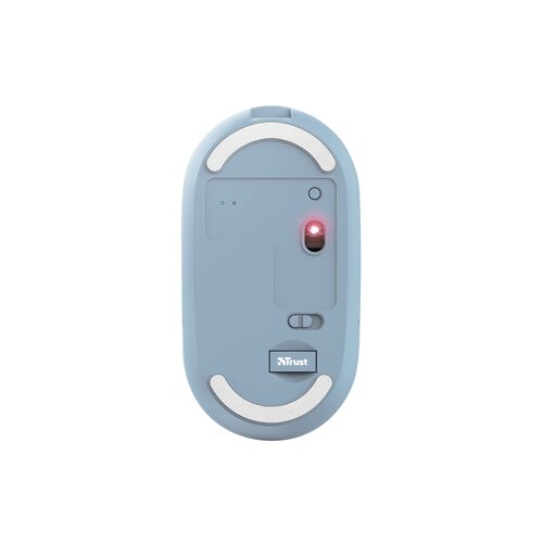 Trust brezžična mi&amp;scaron;ka Bluetooth za polnjenje Puck - modra 24126 Slike