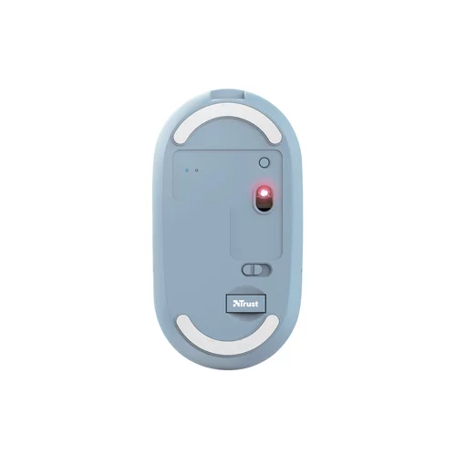 Trust brezžična miška Bluetooth za polnjenje Puck - modra 24126