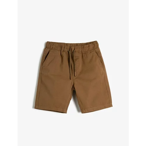 Koton Shorts - Brown - Normal Waist