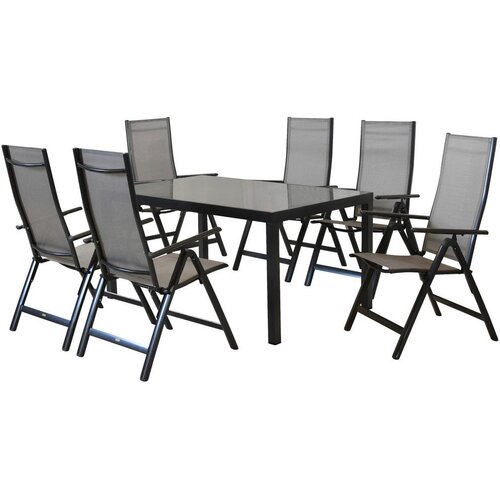 Gardenson Vrtni Set Carrara, 7-Delni, Aluminij Cene