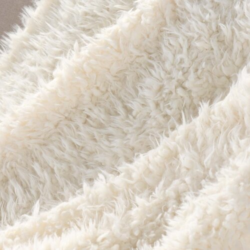 Douceur d int&amp;eacute;rieur Bela odeja iz umetnega krzna 125x150 cm Mouton &amp;ndash; Slike
