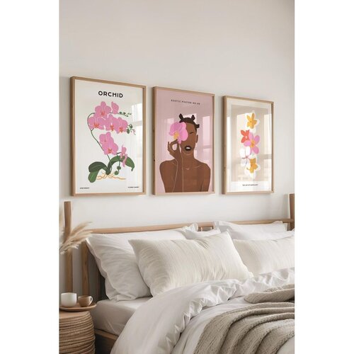 WALLXPERT &Ccedil;-300613 - 3040 multicolor dekorativni set slika (3 komada) Cene