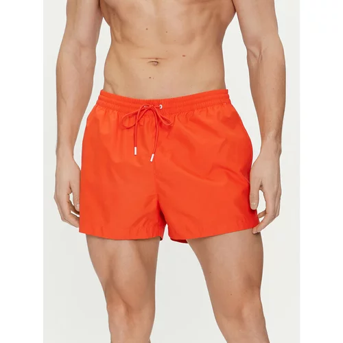 Calvin Klein Swimwear Kopalne hlače KM0KM00956 Oranžna Regular Fit