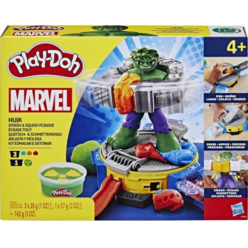 PLAY-DOH Marvel Hulk Smash &amp;amp; Squish Playset Slike