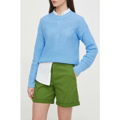 United Colors Of Benetton Kratke hlače ženski, zelena barva