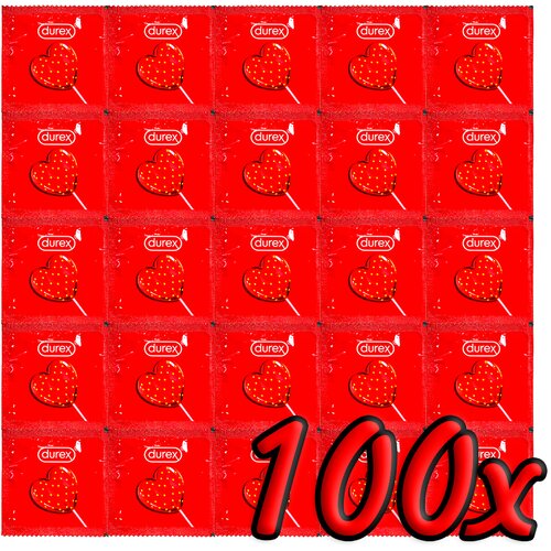 Durex Strawberry 100 pack Slike