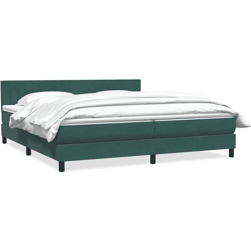 Box Spring krevet s madracem tamno zeleni 180x220 cm bar&scaron;un Cijene