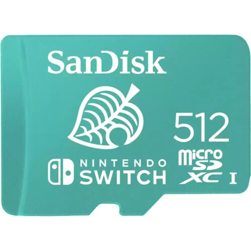 San Disk Spominska kartica Nintendo Switch microSDXC 512GB UHS-I (100/90 MB/s) &ndash; SDSQXAO-512G-GNCZN Cene