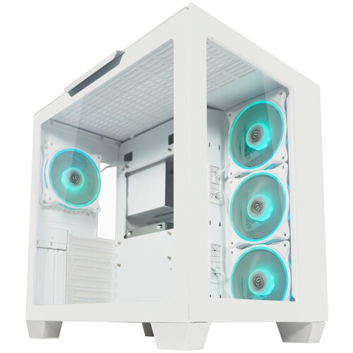 LC-Power Case Gaming 807W Midi-ATX, white, HD Audio, 4x 120mm ARGB fan, 1x USB-C Cijene
