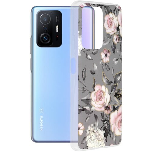 Techsuit Marble Series maska za Xiaomi 11T / 11T Pro Bloom of Ruth Gray Cene