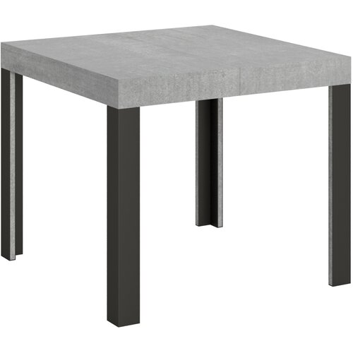 Itamoby &amp;nbsp; Linea (90x90/246 cm) - siva, barva nog: antracit - raztegljiva jedilna miza, (20842733) Slike