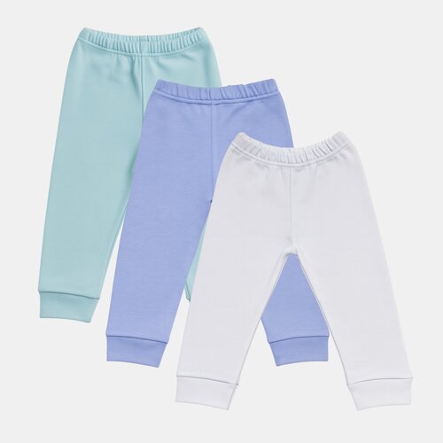 Mafimi Pamučne Pantalonice set od 3 - aqva/ plava/ bela Cene