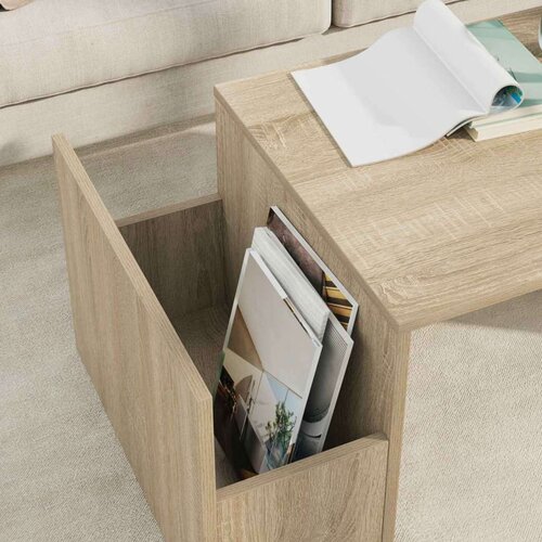  Stolić za kavu Sonoma hrast 90 x 45 x 35 cm Konstruirano drvo Slike