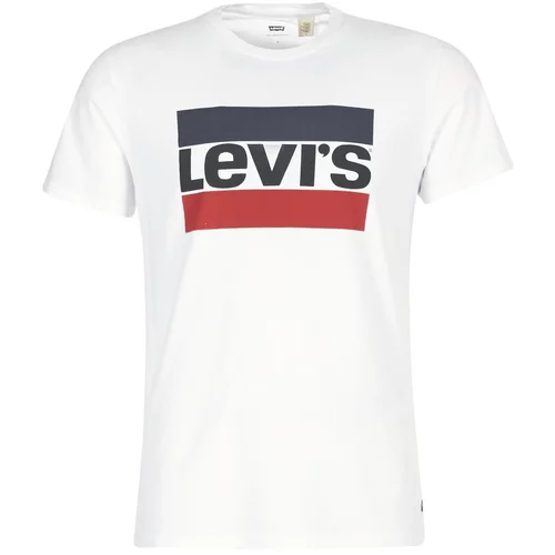 Levi's Majice s kratkimi rokavi GRAPHIC SPORTSWEAR LOGO Bela