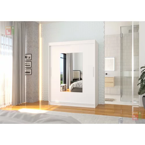 ADRK Furniture Garderobna omara z drsnimi vrati Dorrigo 150x200x58 cm
