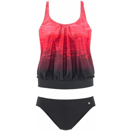 Lascana Tankini crvena / crna