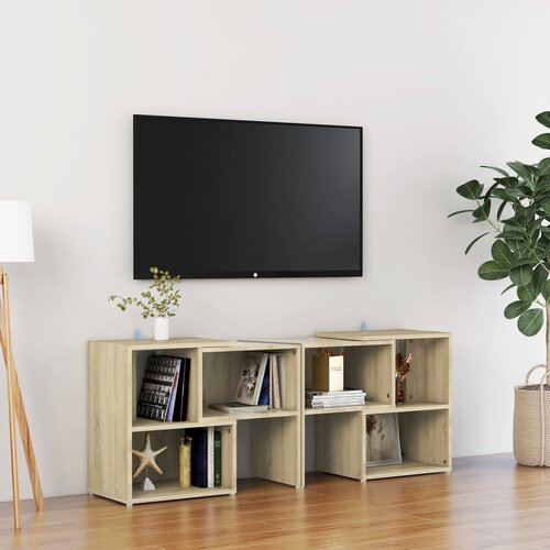 The Living Store TV omarica sonoma hrast 104x30x52 cm iverna plo&amp;scaron;ča - TV Omarica, (21376171) Slike