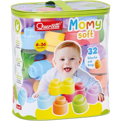 Quercetti Momy Soft Bag – mehke kocke v torbi z zadrgo Cene