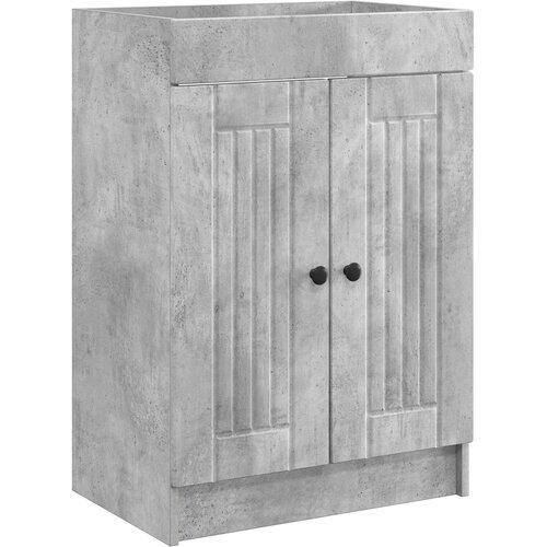 vidaXL Omarica pod umivalnikom Betonsko siva 56 x 37,5 x 81 cm, (5000245207) Cene