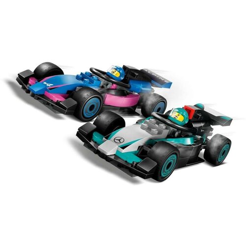 Lego 60444 Avtomehanična delavnica F1&amp;reg; ter dirkalnika Mercedes-AMG in Alpine Slike