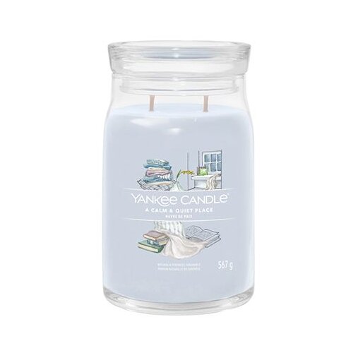 Yankee Candle A Calm &amp;amp; Quiet Place di&amp;scaron;eča sveča Signature 567 g Slike
