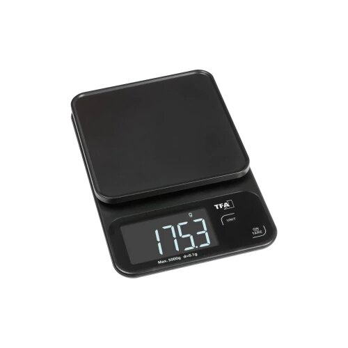 TFA Dostmann COOKIE digitalna kuhinjska vaga digitalni digitalna, sa mjernom &scaron;alicom Opseg mjerenja (kg)=5000 g crna 130 Cijene