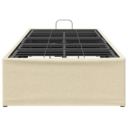  Električni podesivi okvir kreveta Krem 200 x 70 x 33 5 cm Čelik - Krem 70 x 200 cm Slike