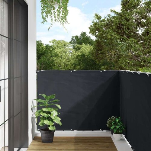 Balkonski zaslon za privatnost antracit 400 x 120 cm PVC Cijene