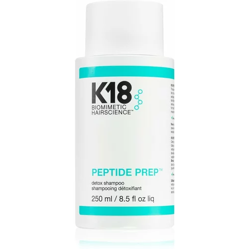 K18 Biomimetic Hairscience Peptide Prep Detox Shampoo šampon za globinsko čiščenje las 250 ml za ženske