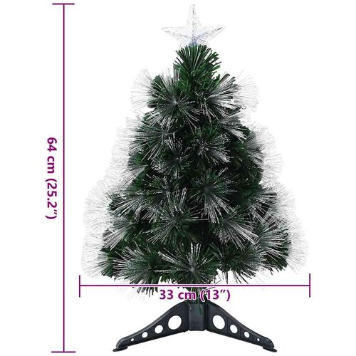 VidaXL Umjetno božićno drvce Zelena 64 cm PVC Slike