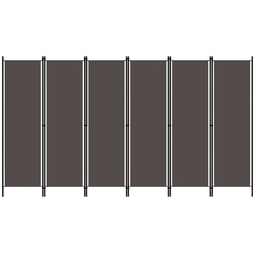 VidaXL Paravan 6-delni antraciten 300x180 cm Slike