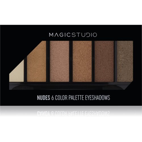 Magic Studio 6 Color Palette Eyeshadows paleta senčil za oči odtenek 02 Nude 6.3 g Cene