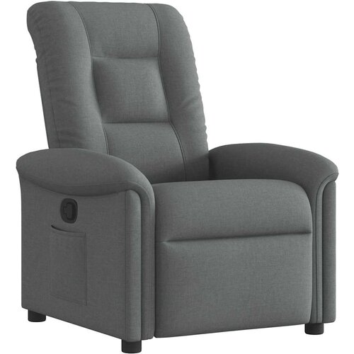 Maison Chic Naslanjač - Relax naslanjač iz temno sivega blaga, (22062325) Cene