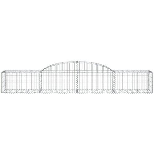  Gabionska ko&amp;scaron;ara s lukom 300x50x40/60 cm pocinčano željezo Slike