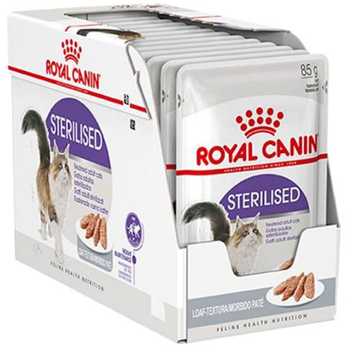 Royal Canin Sterilised Loaf - kesice za sterilisane odrasle mačke (12&amp;times;85g) Slike