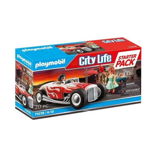 Playmobil City Life Hot Rod stari trkački auto ( 1037277 ) Slike