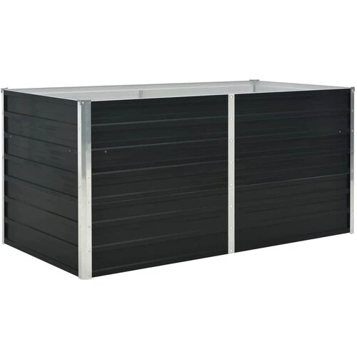 Maison Chic Dvignjeno Cvetlično korito - Cvetlični Lonec antracitno 160x80x77 cm jeklo, (21789317) Slike