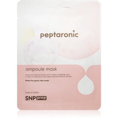 SNP Prep Peptaronic maska iz platna z vlažilnim in revitalizacijskim učinkom 25 ml Slike