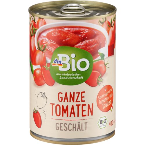 dmBio oljušteni paradajz u soku od paradajza 400 g Slike