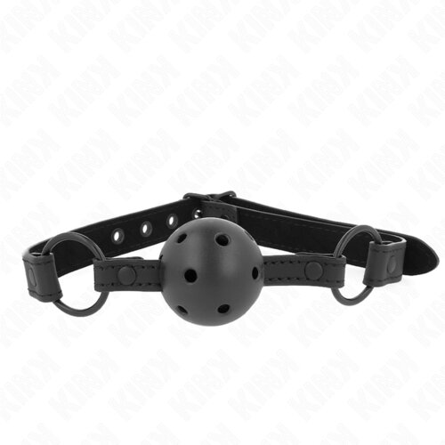 Kink Gag Neoprene Ball Black (4,5 Cm) Slike
