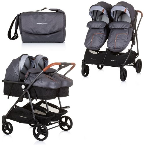 Chipolino Duo Smart kombinovana kolica za blizance Slike