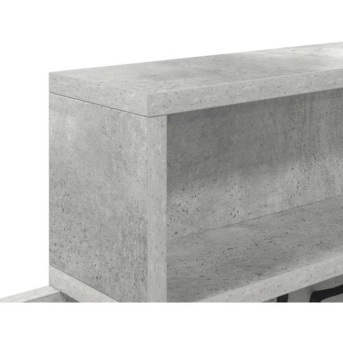  Vje&amp;scaron;alica za kapute na zidu Betonski sivi 100 x 12 x 43,5 cm Slike