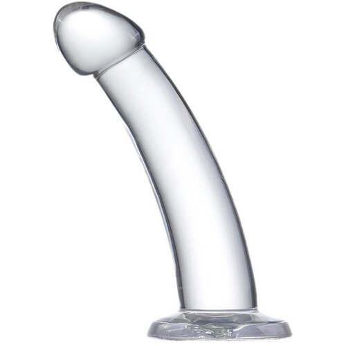 GLAZED zakrivljeni prozirni dildo 16cm ili 18cm - 16cm Slike