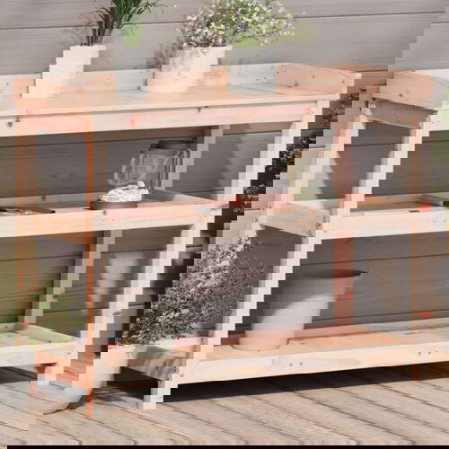  Miza za sajenje s policami 108x45x86,5 cm trden les douglas Cene