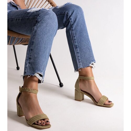 D/CEO Black sandals on a block heel Millo Cene