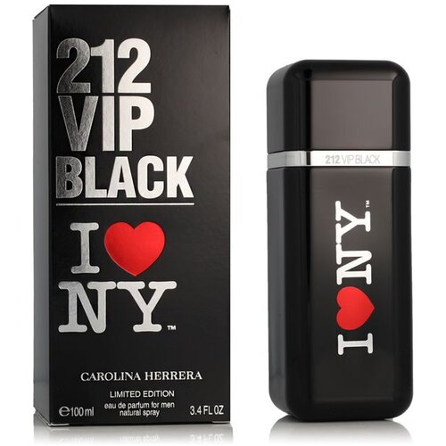Carolina Herrera 212 VIP Black I Love NY Eau De Parfum 100 ml za mu&amp;scaron;karce Slike